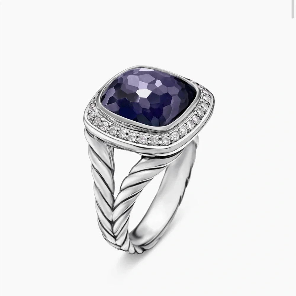 David Yurman Albion 11mm ring BLACK ORCHID - Picture 8 of 8